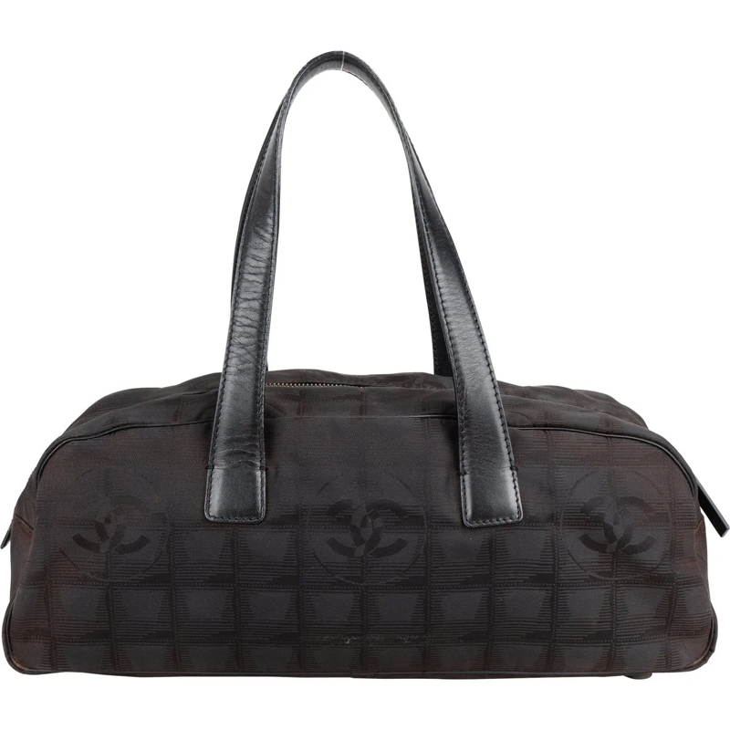 Chanel Fourre-tout Chanel Travel Line Monogram Handbag schwarz