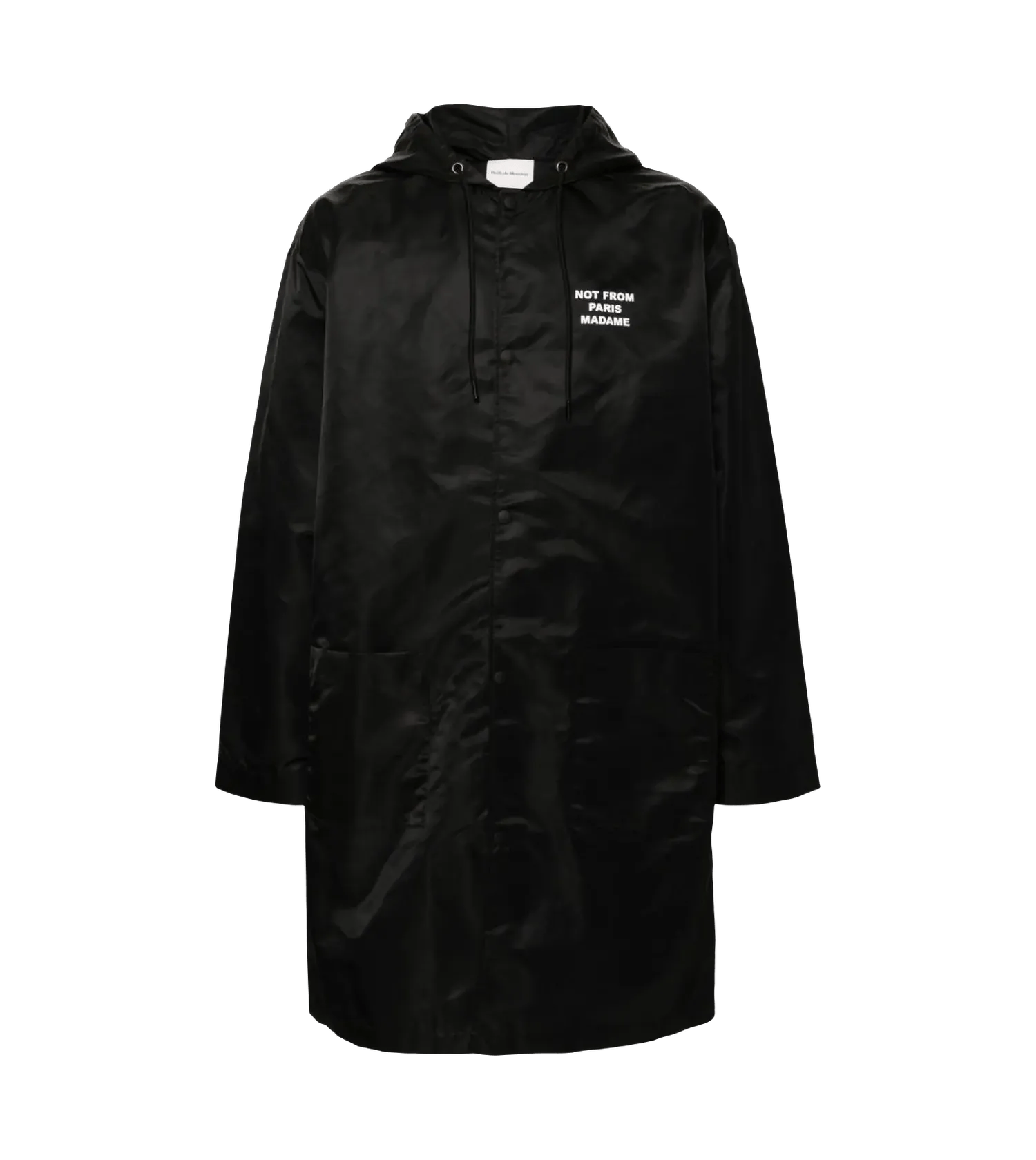 Drôle De Monsieur - Parka mit Druckknöpfen - Größe M - schwarz