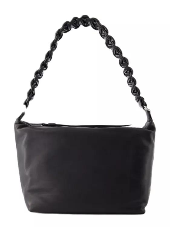 Kara Shopper - Hobo Lattice Xl Bag - Leather - Black - Gr. unisize - in Schwarz - für Damen