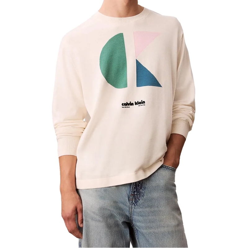 Calvin Klein  Sweaters White weiß