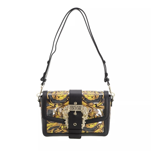 Versace Jeans Couture Crossbody Bag Black Gold Cartable