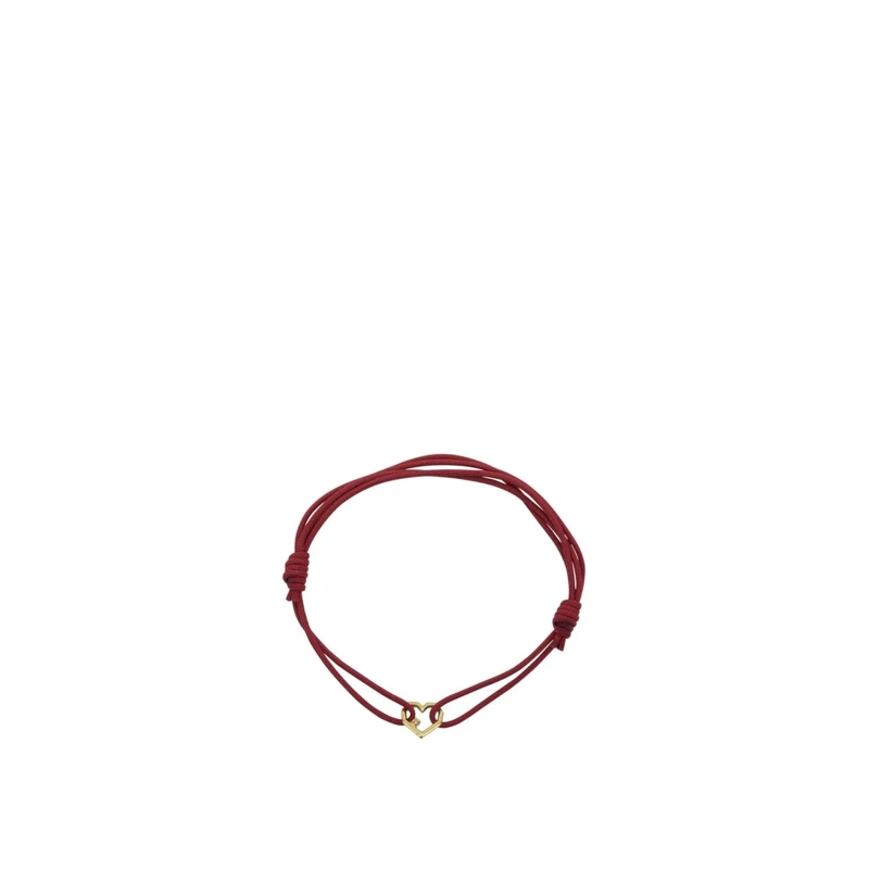Aliita Bracelet Heart-Shaped Bracelet With Adjustable Red Cord Not Applicable