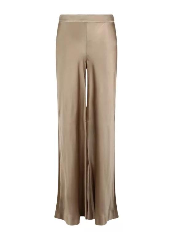 Alberta Ferretti - Satin Trousers - Größe 42 - beige