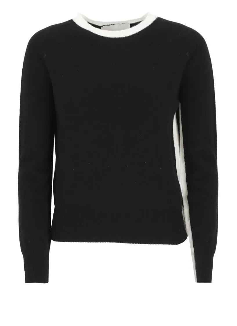 Vanise - Black Vanisè Cashmere Sweater - Größe 42 - schwarz