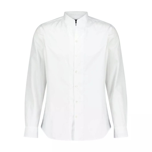Emporio Armani Hemd aus hochwertiger Baumwolle 48104268038490 Weiß 