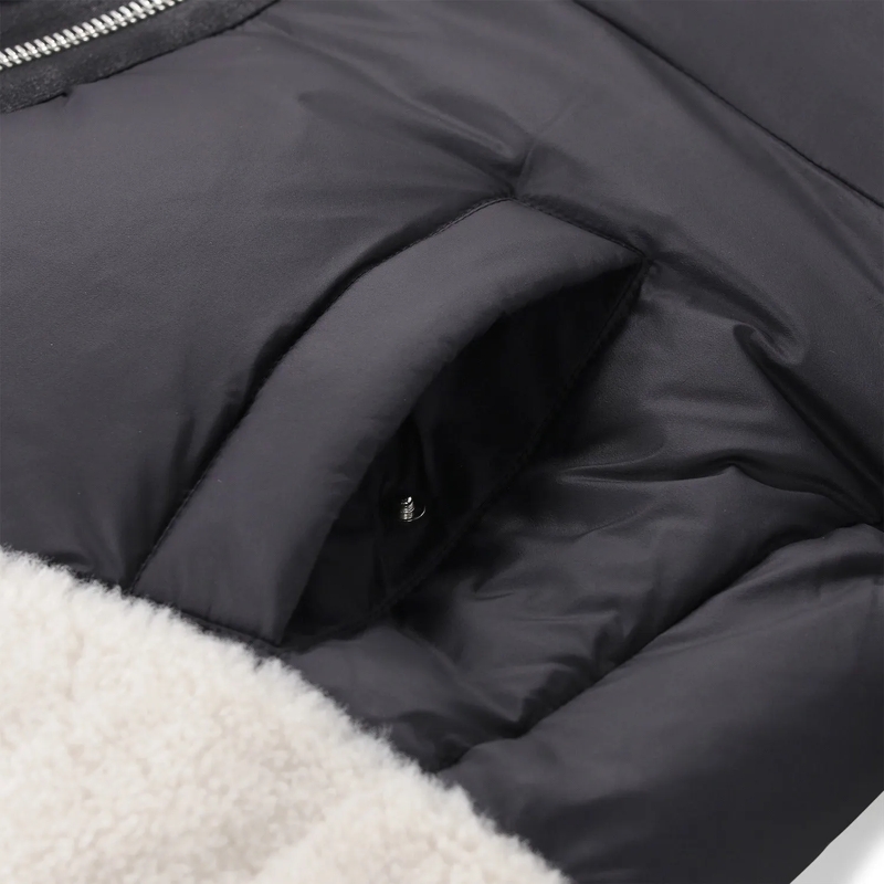 Duno Veste de transition Steppjacke Amy mit Daunen schwarz(Image 4)
