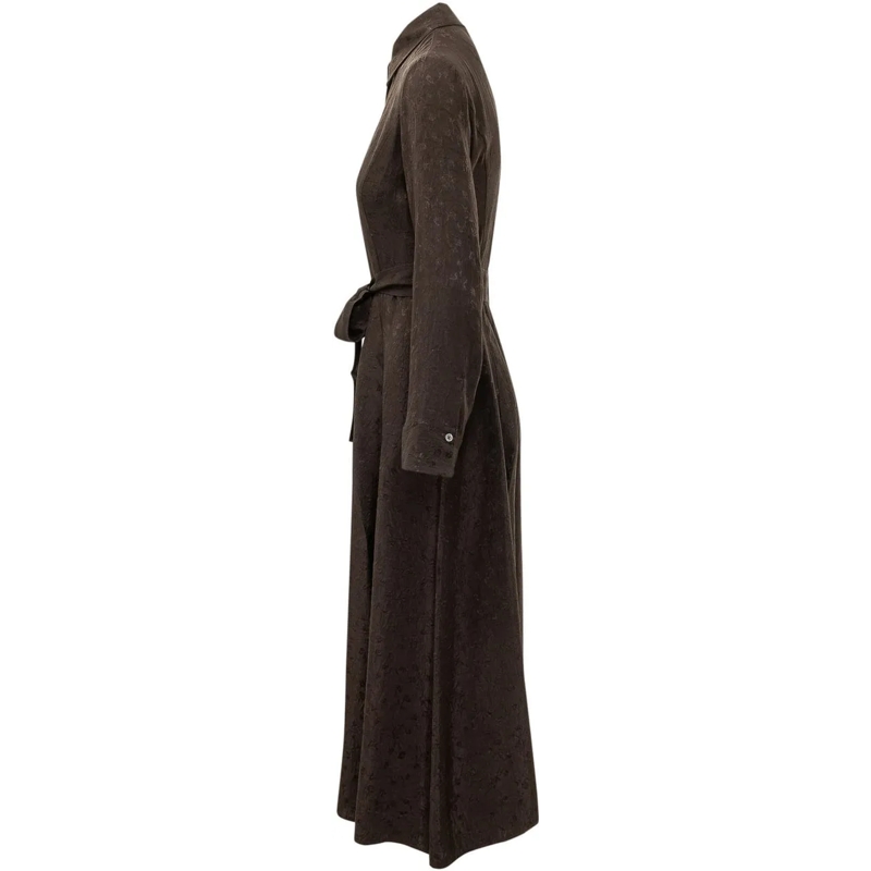 Pinko Maxikleid Abito Chemisier Agatea braun(Image 3)