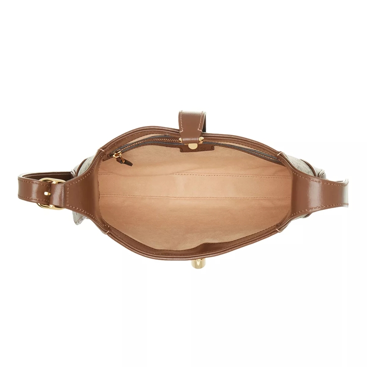 Gucci canvas leather shoulder bag hotsell