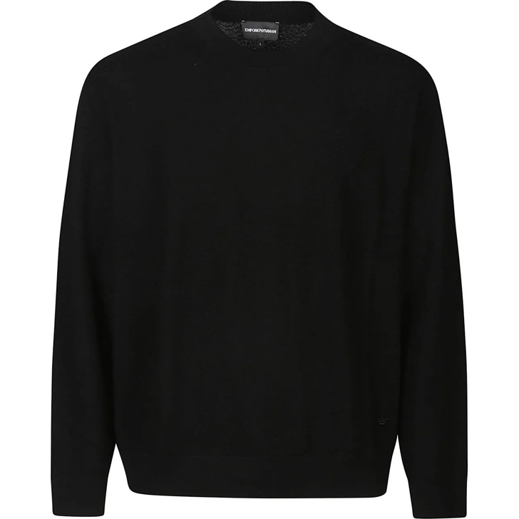 Armani black sweater discount