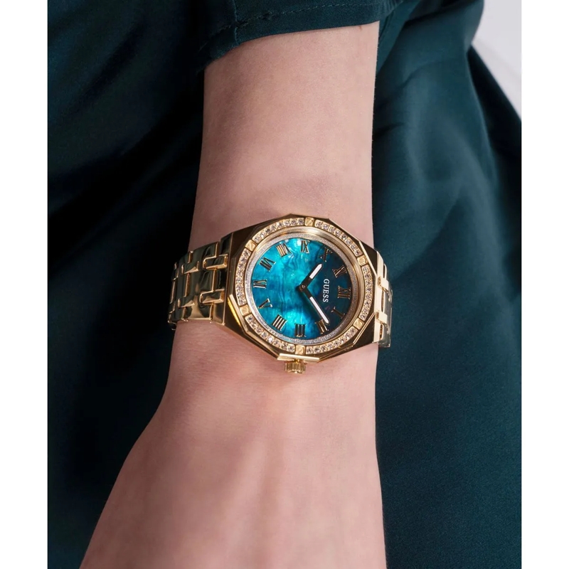 Guess Quarzuhr Quarz Analog Uhr Analog Uhr Desire gold(Image 6)