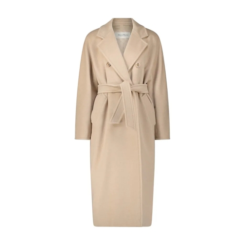 Max Mara Mantel Madame mit Kaschmir Beige 