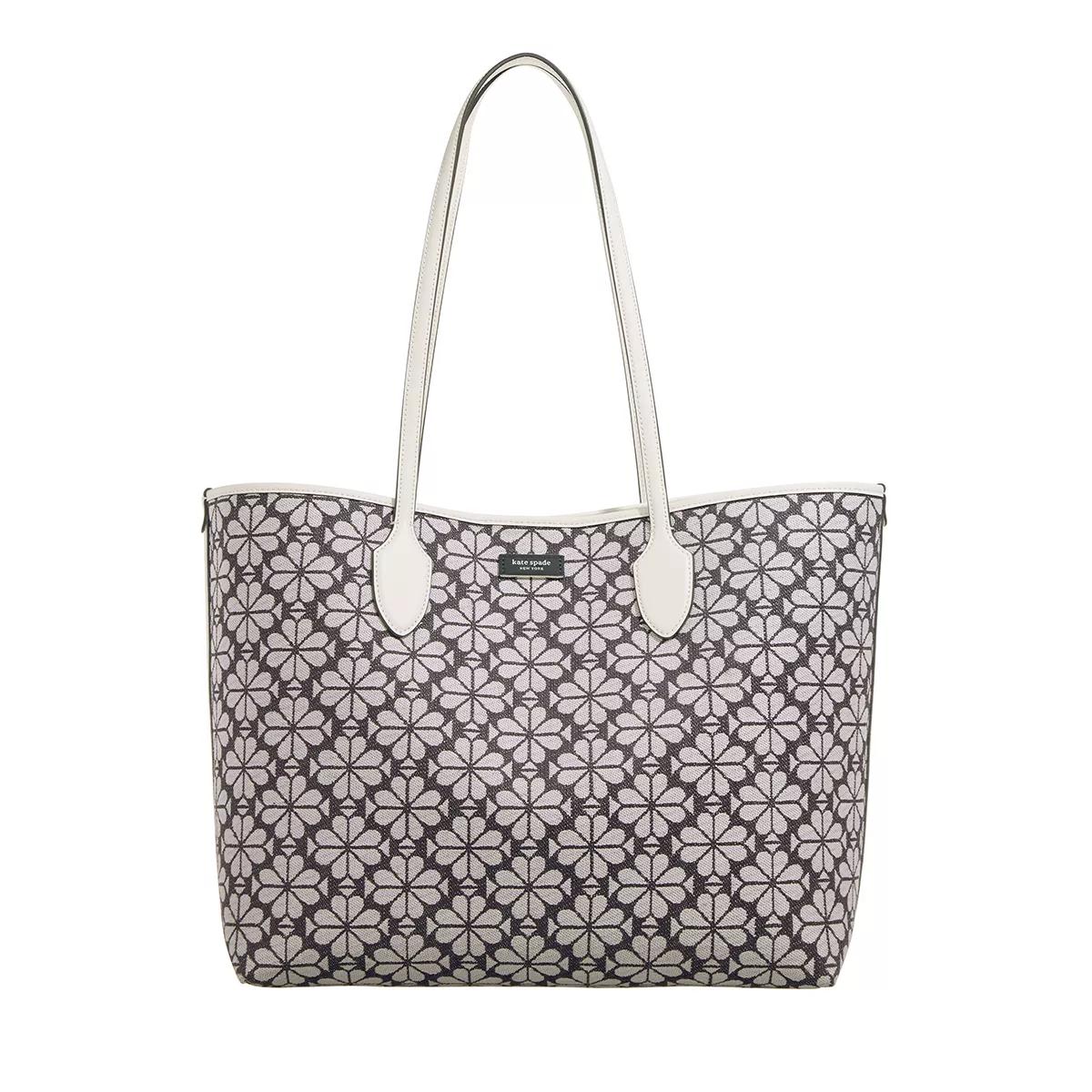 Kate Spade New York Shopper - Spade Flower Jacquard Bleecker Large Tote - Gr. unisize - in Grau - für Damen