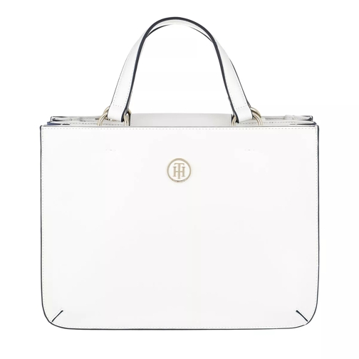 Tommy Hilfiger Youthful Heritage Satchel Bright White Tote