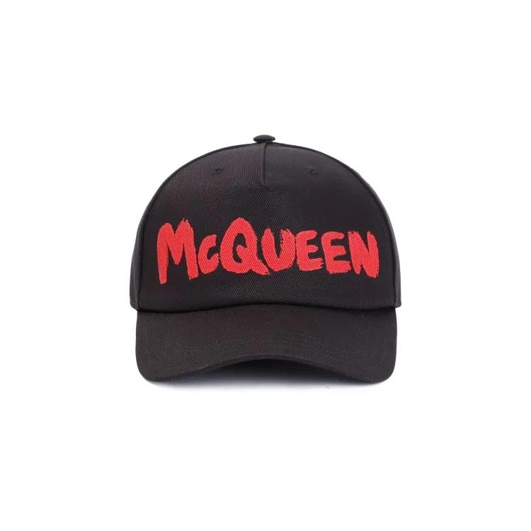 Alexander McQueen Mützen - New Graffiti Hat - Gr. L - in Schwarz - für Damen