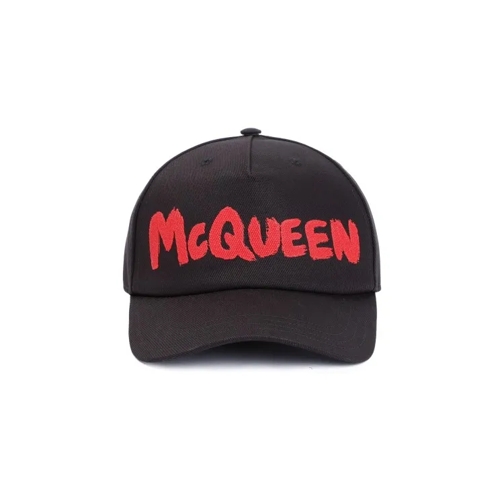 Alexander McQueen New Graffiti Hat Black 