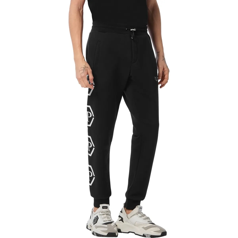 Philipp Plein Jogginghose Jogginghosen Hexagon schwarz(Image 3)