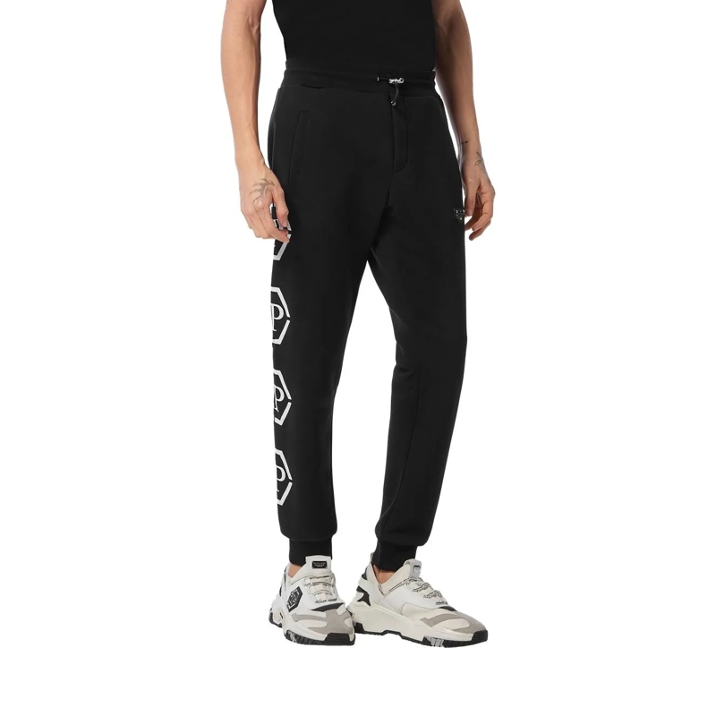 Philipp Plein Jogginghose Jogginghosen Hexagon schwarz(Image 4)