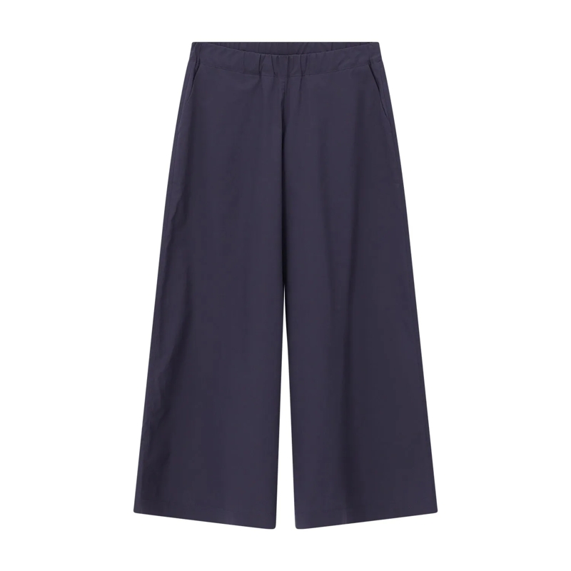 Roberto Collina Freizeithose Weite Hose dunkelblau(Image 4)