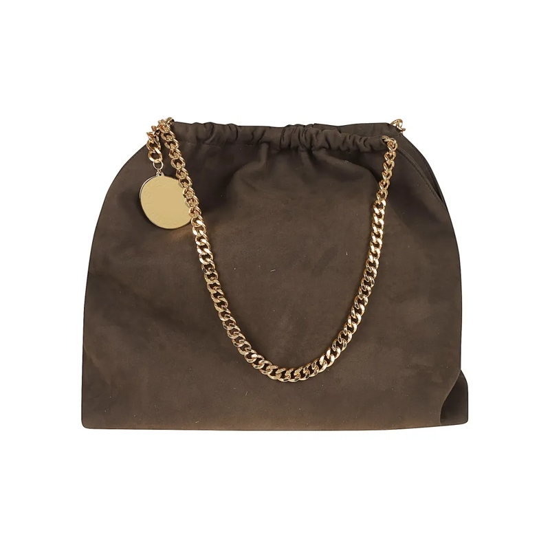 Stella McCartney Schultertasche Soft Slouchy Shoulder Bag Grey