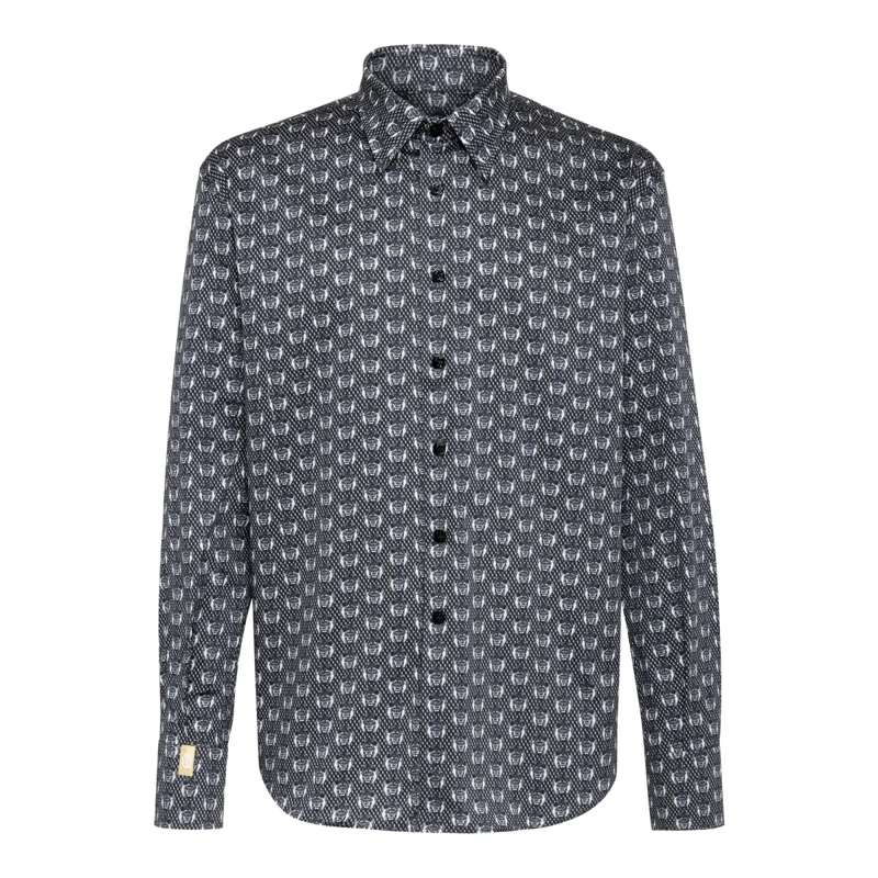 BILLIONAIRE Hemd Hemd Lion schwarz