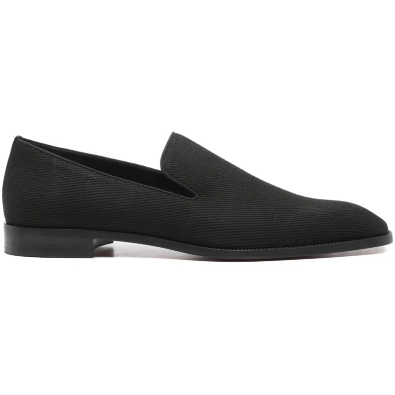 Christian Louboutin Loafer Flat Shoes Black schwarz