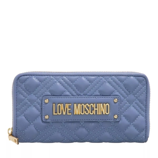 Love Moschino Portafogli Quilted Pu Glicine Zip-Around Wallet