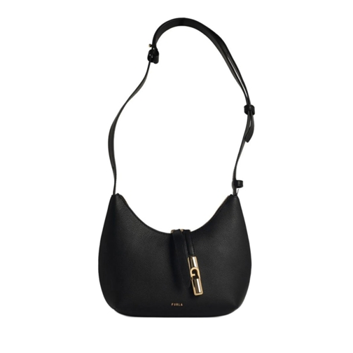 Furla Schultertasche 'Goccia' Black Leather Bag Black