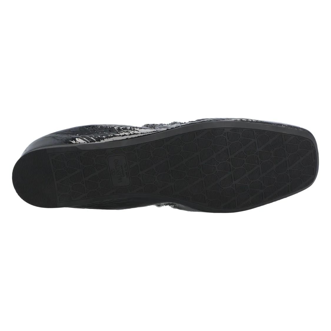 Thumbnail - Vlogo Signature Ruched Slip-On Ballerina - Gr. 36,5 (EU) - in Schwarz