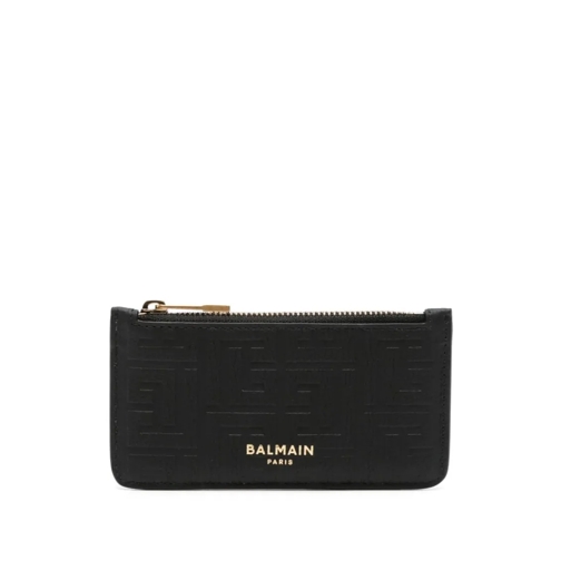 Balmain 4G-Motif Card Holder Black Geldbörse