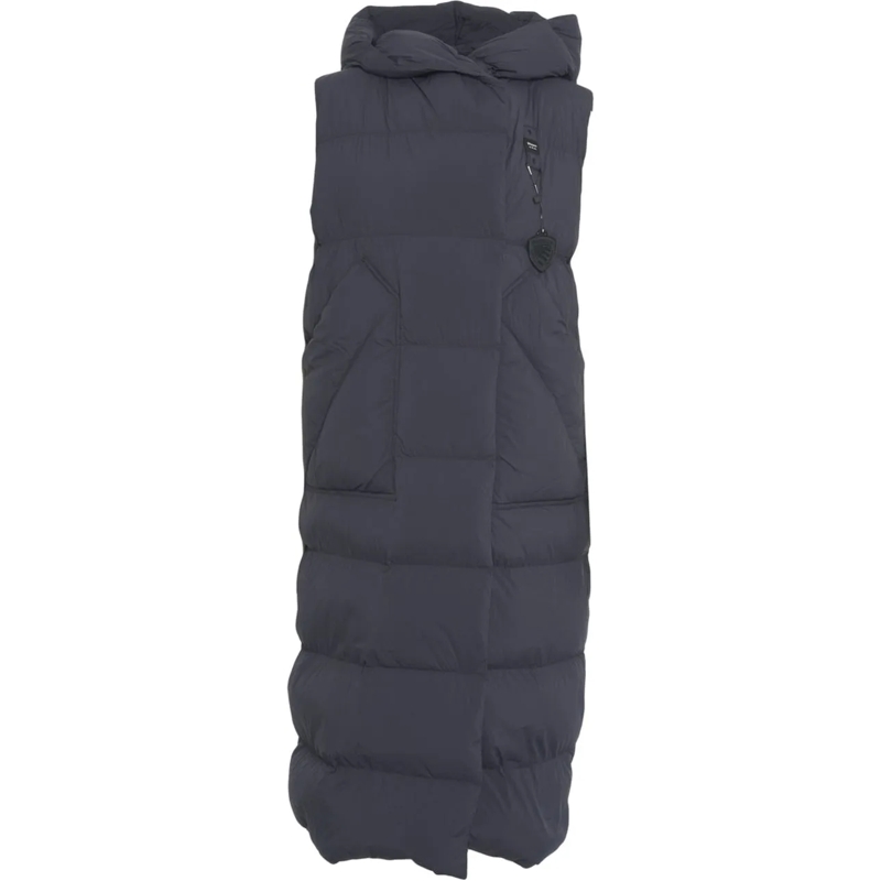 Blauer  Quilted vest blau