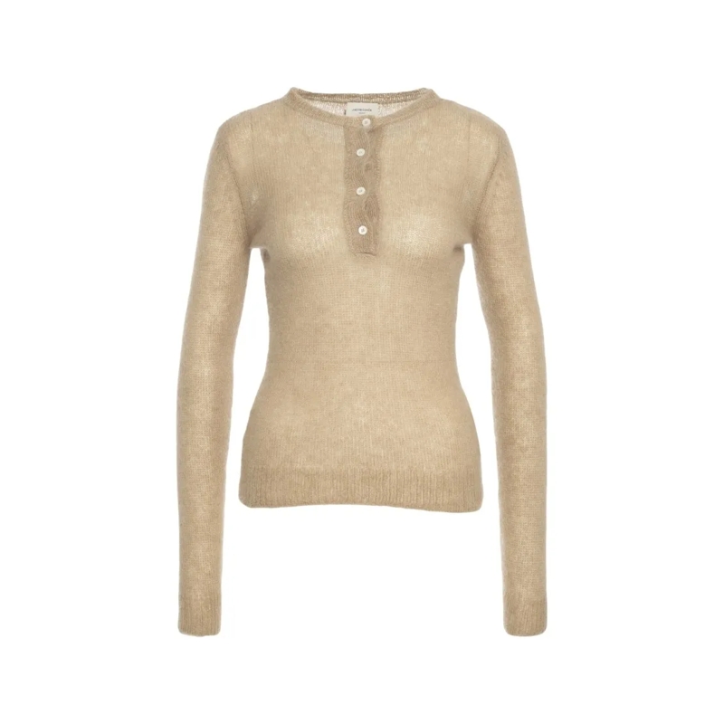 Jacob Cohen Trui Intricately Woven Lightweight Knitwear Neutrals