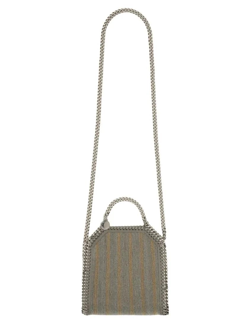 Stella Mccartney Shoppers & Totes "Falabella" Micro Tote Bag in grijs