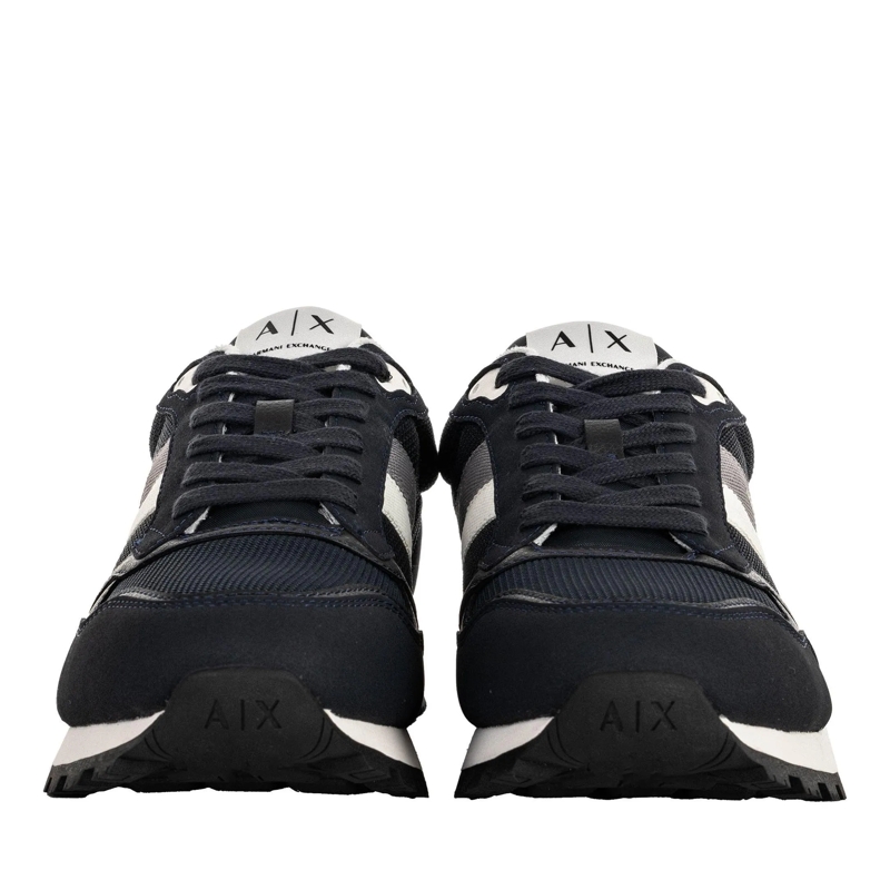 Armani Exchange Low-Top-Sneaker SNEAKER DROP MICROSUEDE 1er Pack blau(Image 7)