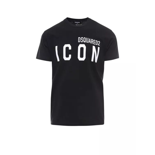Dsquared2 Black Cotton T-Shirt Black 