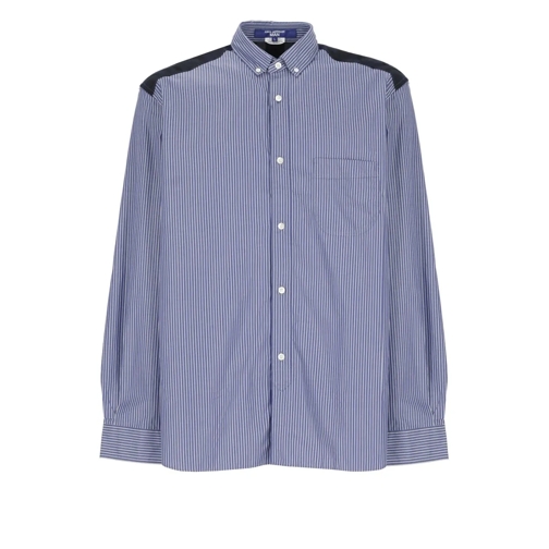 Junya Watanabe Chemises Cotton Shirt Blue