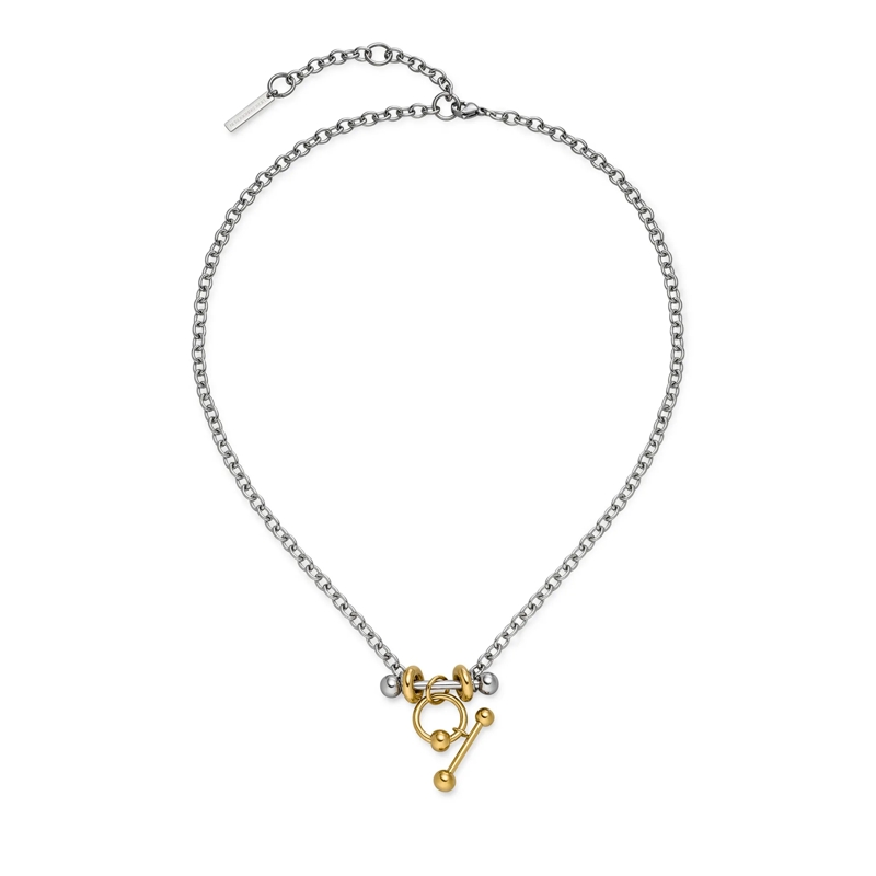 Liebeskind Berlin Mittellange Halskette Edelstahl Urban Chic silber(Image 3)