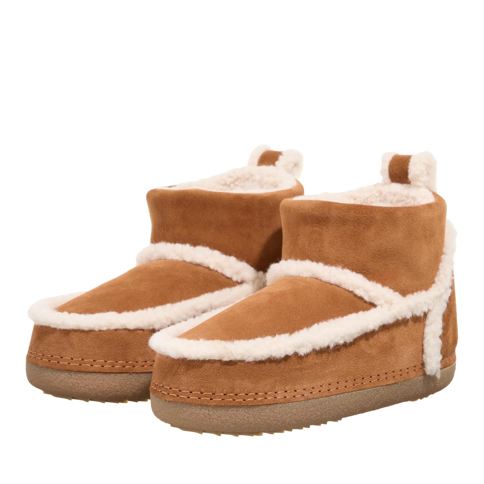 INUIKII Boots & Stiefeletten - Classic Shearling Low - Gr. 36 (EU) - in Beige - für Damen