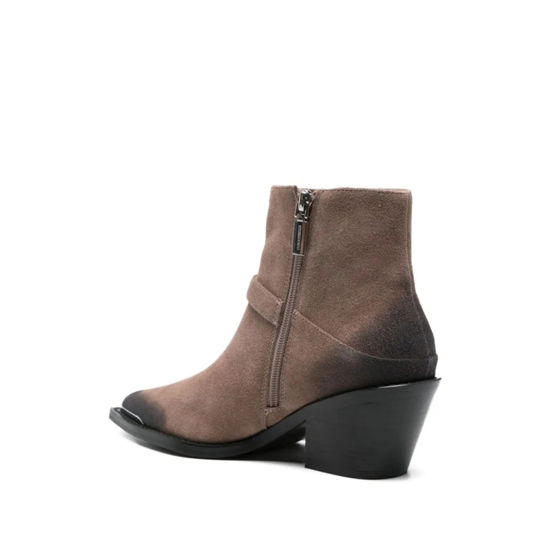 Coccinelle Enkele laarsjes Coccinelleconnie Suede Vi Warm Taupe(Image 3)