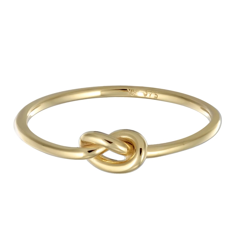Elli Ring Ring Knoten Trendsymbol 375 Gelbgold gold(Image 2)