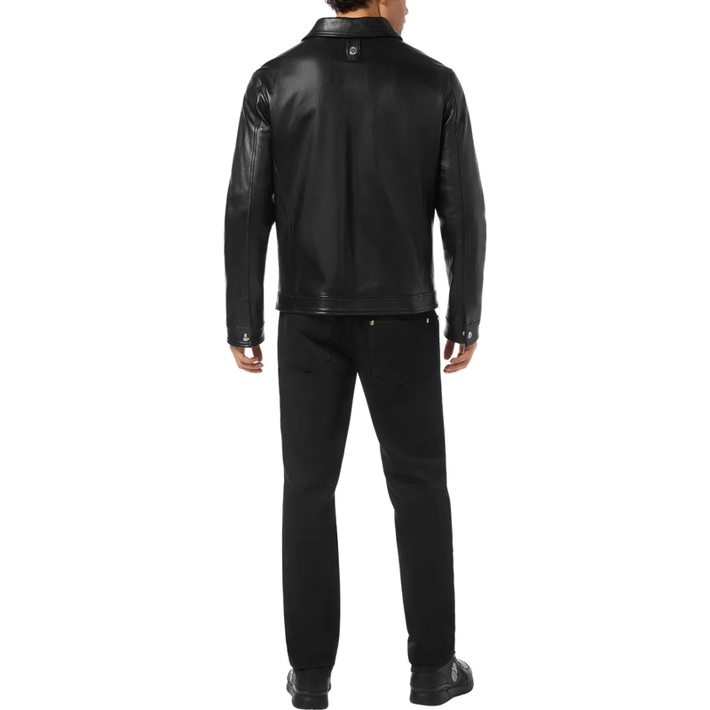 BILLIONAIRE Daunenjacke Lederjacke schwarz(Image 2)