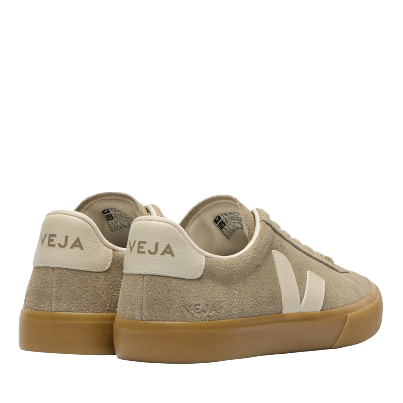Veja Low-Top-Sneaker Campo Suede Taupe Pierre Natural(Image 3)