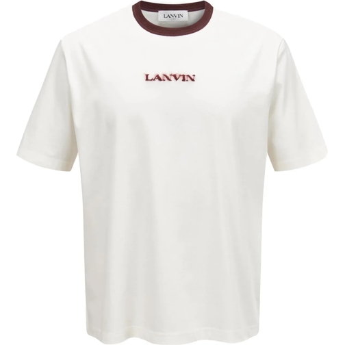 Lanvin T-Shirts t-shirt ecru weiß