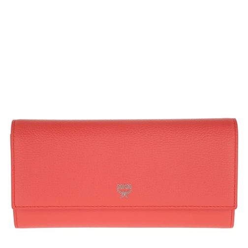 MCM Milla Zip Wallet Large Marigold Orange Portemonnaie mit Überschlag