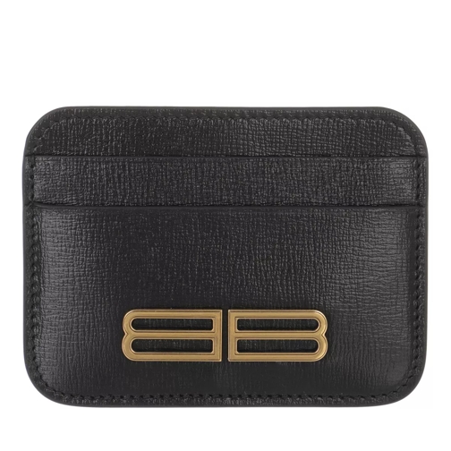 Balenciaga Gossip Card Holder Leather Black Card Case