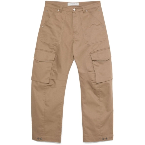 Golden Goose  Biscuit-Colored Cargo Trousers Brown