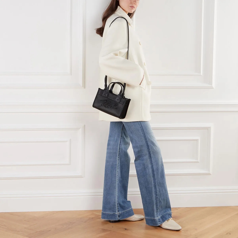 Karl Lagerfeld Tote K/Skuare Sm Tote Grainy Black(Image 3)
