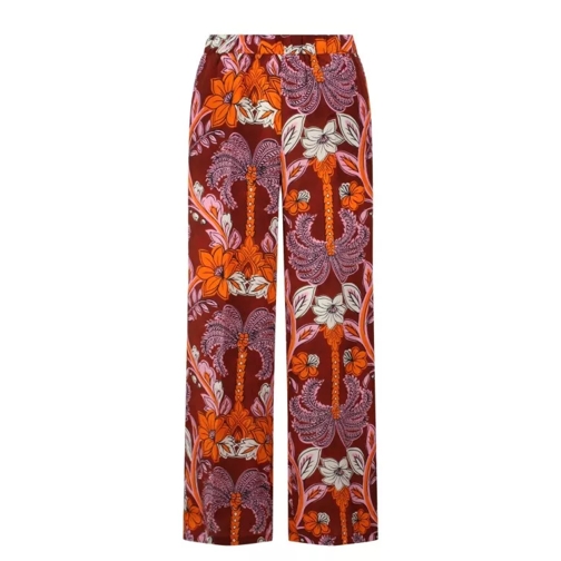 P.A.R.O.S.H. Silk Trousers Red 