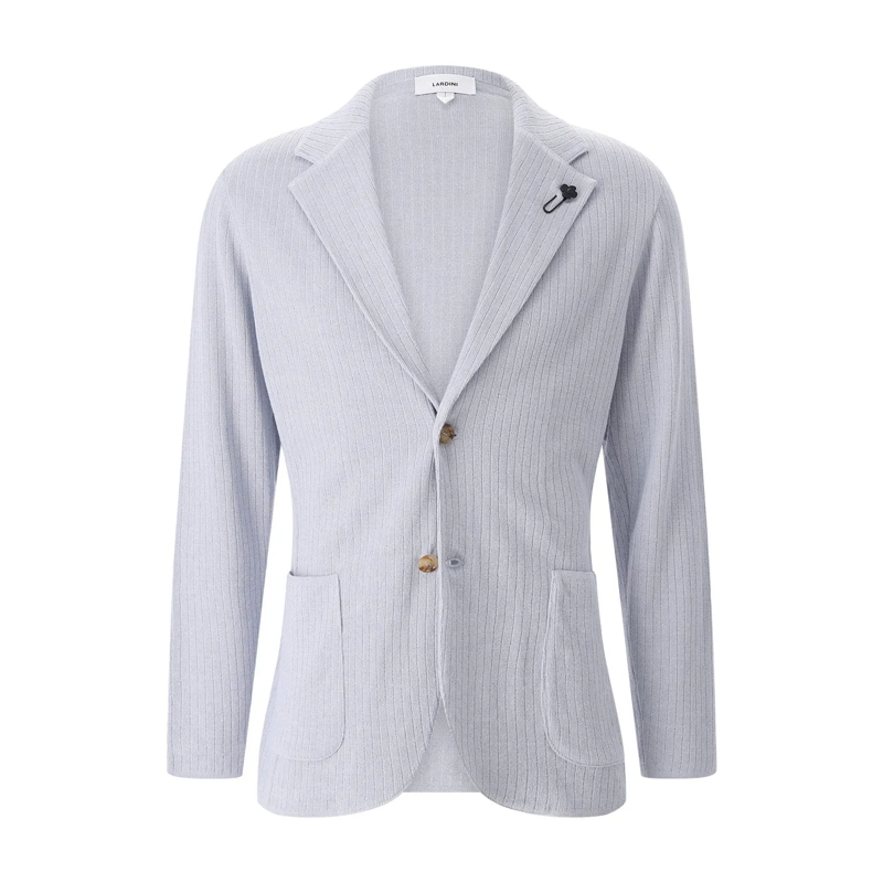 Lardini Anzugjacke Sakko aus Leinenmix blau