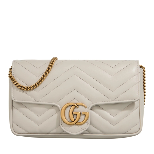 Gucci Crossbody Bag Mini GG Marmont Bag Light Grey