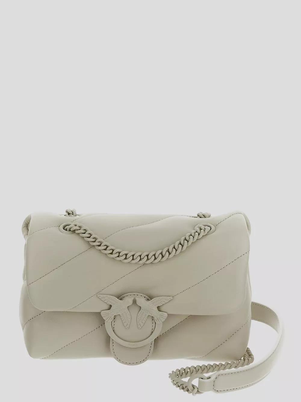 Pinko Crossbody Bags - Pinko - 100039 - A1JOZ14B Pinko Borse... Bianco - Gr. unisize - in Gold - für Damen